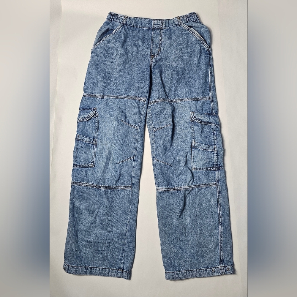 Garage Blue Cargo Jeans Size Small